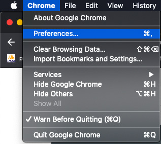 how to change proxy settings with chrome for mac