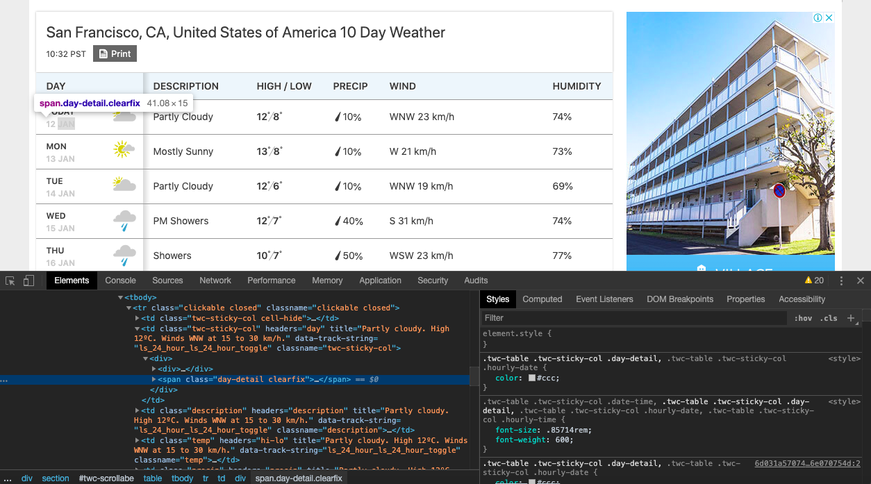 How to Scrape Weather Data Using Python Scrapy | Proxies API
